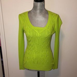 NWOT Hot Miami styles grinch green sweater M